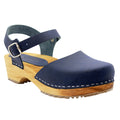 ALMA Swedish Wood Clog Forest Nubuck Leather Sandals