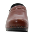 Women's Swedish Professional Brown Leather Clogs