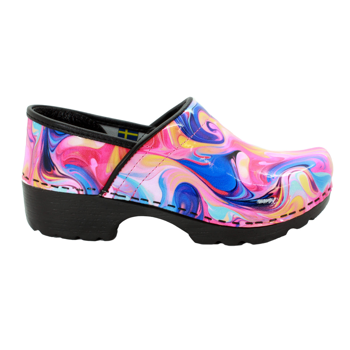 グラスアート トゥシューズ Swedish Professional Swirl Clogs – BJORK Swedish Comfort