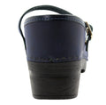 KLÄGN BJORK by KLÄGN MARCELLA Mary Jane Navy Leather Clogs