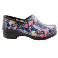 PROFESSIONAL Astrid Printed Leather Clogs