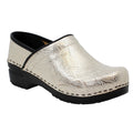 BJORK BJORK PROFESSIONAL Mysa Natural Tooled Leather Clogs