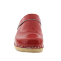 BJORK BJORK LEIA Wood Classic Open Back Patent Leather Clogs