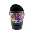 PROFESSIONAL Graffiti Leather Clogs