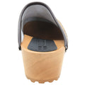 BJORK BJORK Safari Wood Open Back Leopard Clogs