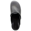 KLÄGN KLÄGN Men's Axel Leather Open Back Wooden Clogs