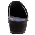 BJORK KLÄGN Men's Axel Leather Open Back Wooden Clogs