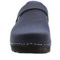 BJORK KLÄGN Men's Axel Leather Open Back Wooden Clogs