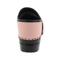 Professional ELLA Pink Leather Clogs