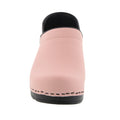 Professional ELLA Pink Leather Clogs