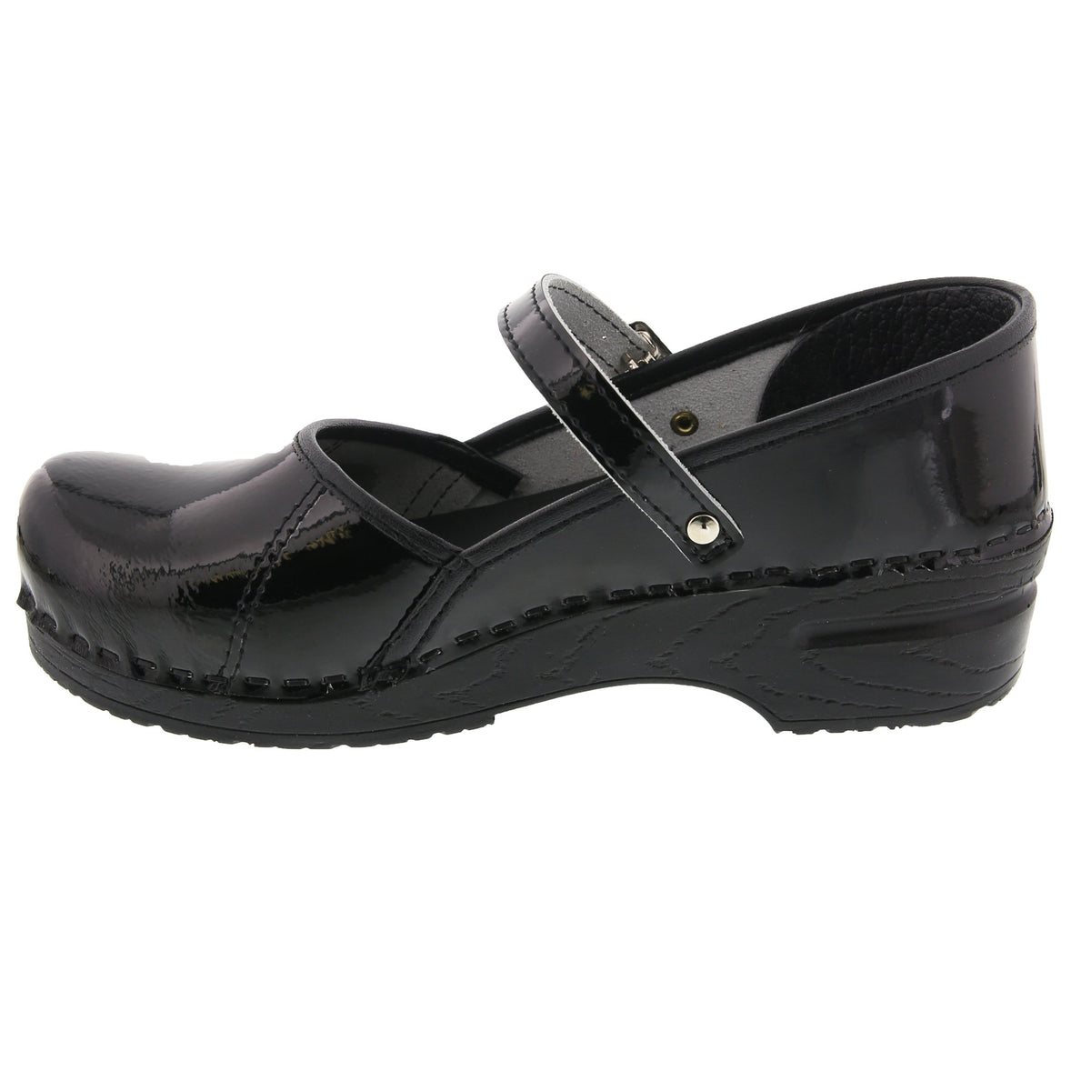 Portofino 8.5 39 Black Leather Mary Jane Orthopaedic Friendly