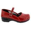 MARCELLA Mary Jane Red Patent Leather Clogs