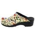 Dahlia Open Back Leather Clogs
