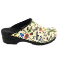 Dahlia Open Back Leather Clogs