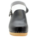 BJORK BJORK SVEA Wood Fashion Clog Sandals in Leather