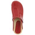 LEIA Wood Classic Open Back Patent Leather Clogs
