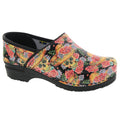 PRO VERA Limited Edition Sugar Skull Leather Clogs