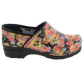 PRO VERA Limited Edition Sugar Skull Leather Clogs