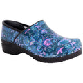 BJORK BJORK PROFESSIONAL Atalie Printed Leather Clogs Multi / EU-36