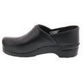 PROFESSIONAL Men's Black Cabrio Leather Clogs