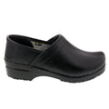 PROFESSIONAL Women's Black Cabrio Leather Clogs
