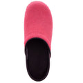 PROFESSIONAL Fuchsia Fur Leather Clogs