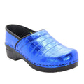 BJORK 757877-5-36 BJORK Professional Eva Croco Embossed Metallic Leather Blue / EU-36