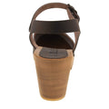 BJORK Shop BJORK MARGARETA Swedish Wood Clog Sandals in Oiled Leather