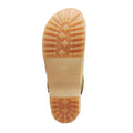Tindra Wood Closed Back Grip Camel Nubuck Leather Clogs