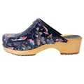 Maja Wood Liberty Leather Clogs