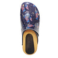 Maja Wood Liberty Leather Clogs