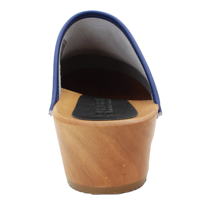 Maja Wood Swirl Leather Clogs