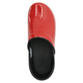 BJORK Women's Swedish Professional Red Patent Leather Clogs
