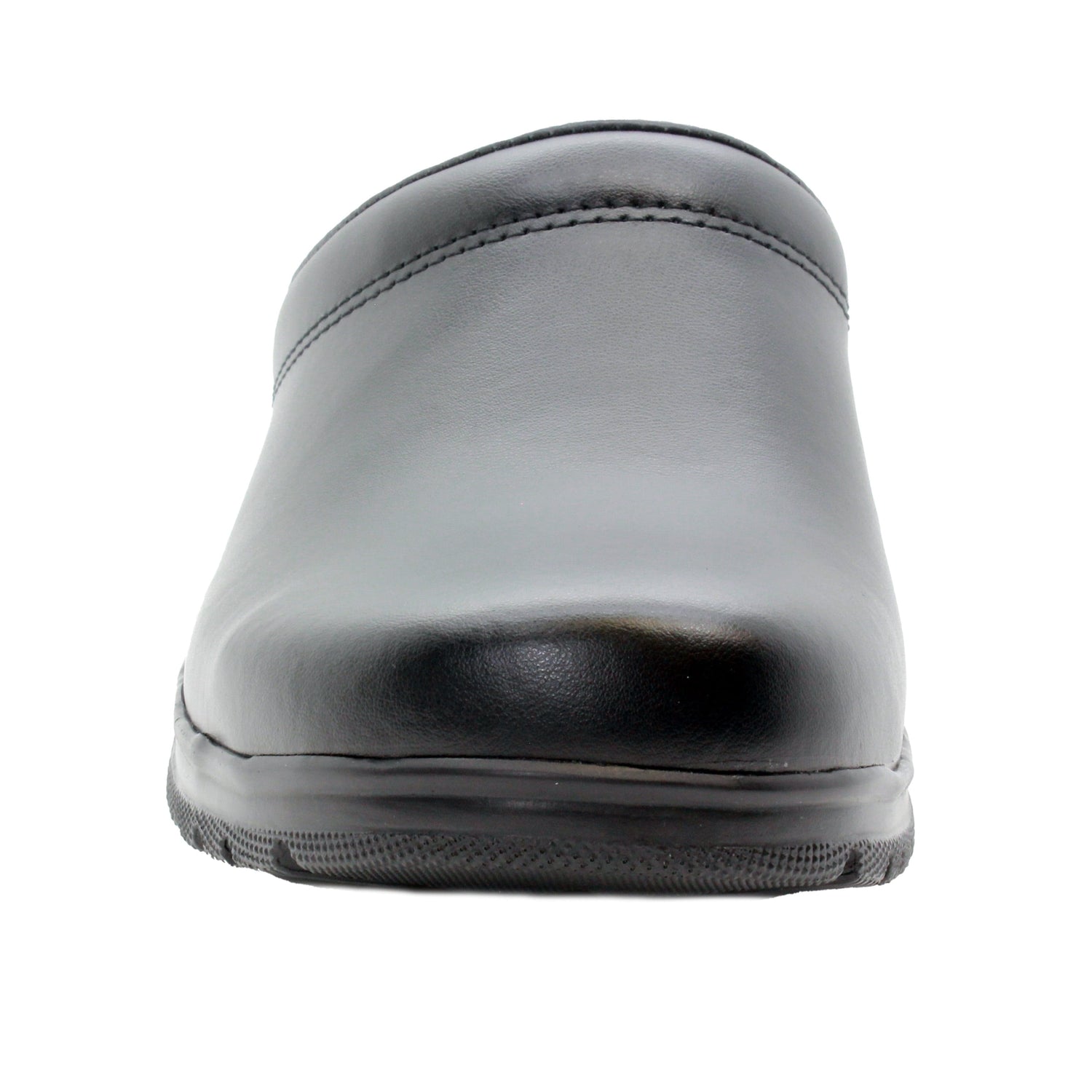 Flex Pro Open Back Black Leather Clogs – BJORK Swedish Comfort