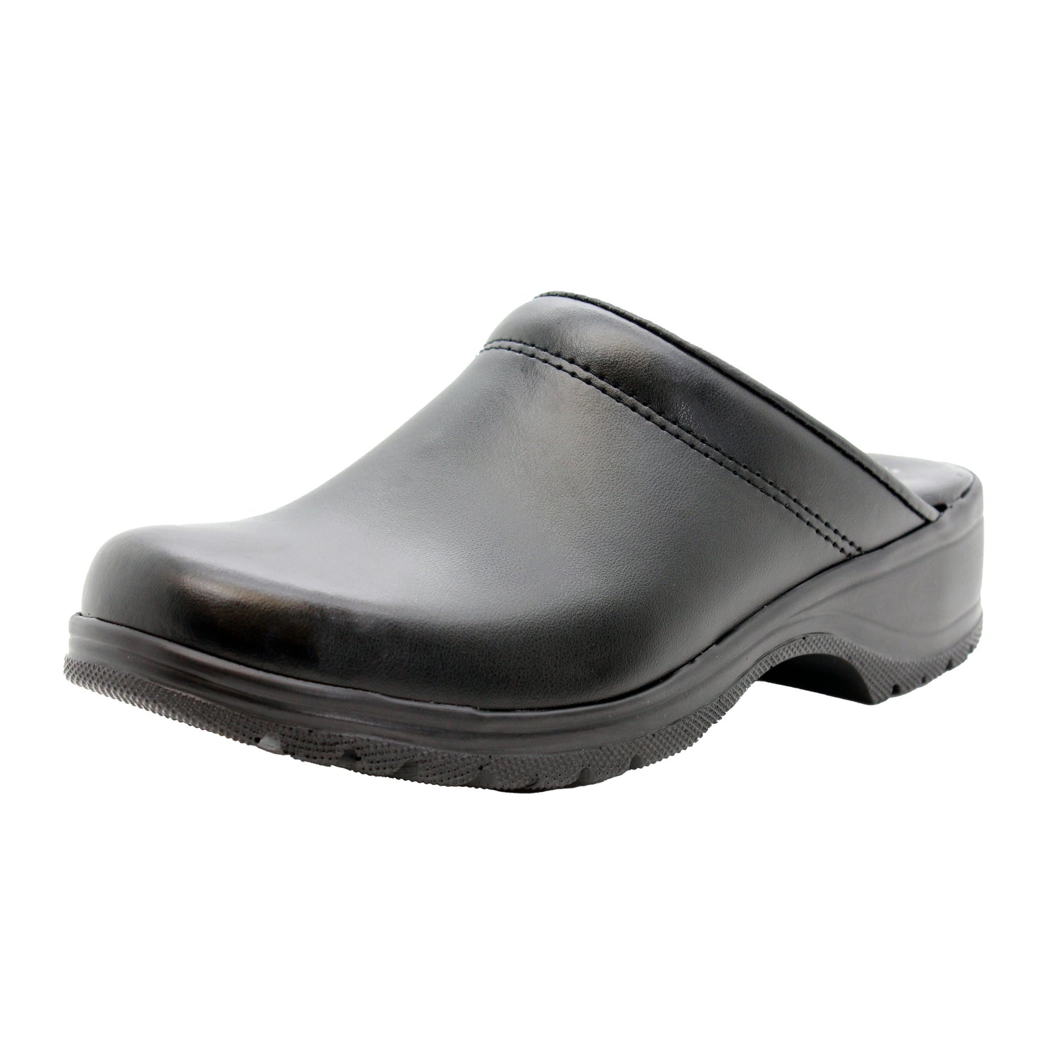 Flex Pro Open Back Leather Clogs – BJORK Swedish Comfort