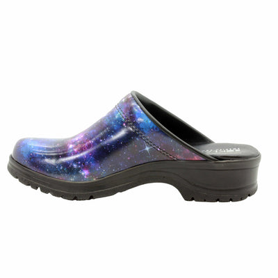 Flex Pro Open Back Galaxy Leather Clogs
