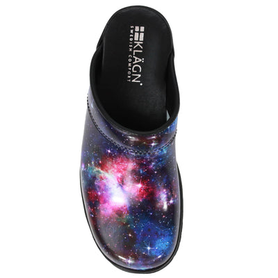 Flex Pro Open Back Galaxy Leather Clogs