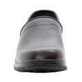 Flex Pro Closed Back Brown Leather Clogs