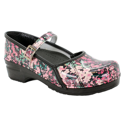 MARCELLA Mary Jane Clogs in Josse Printed Leather