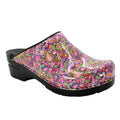 Peace Open Back Pro Leather Clogs