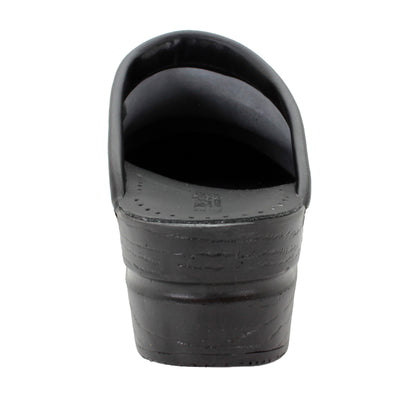 Juni Open Back Pro Leather Clogs