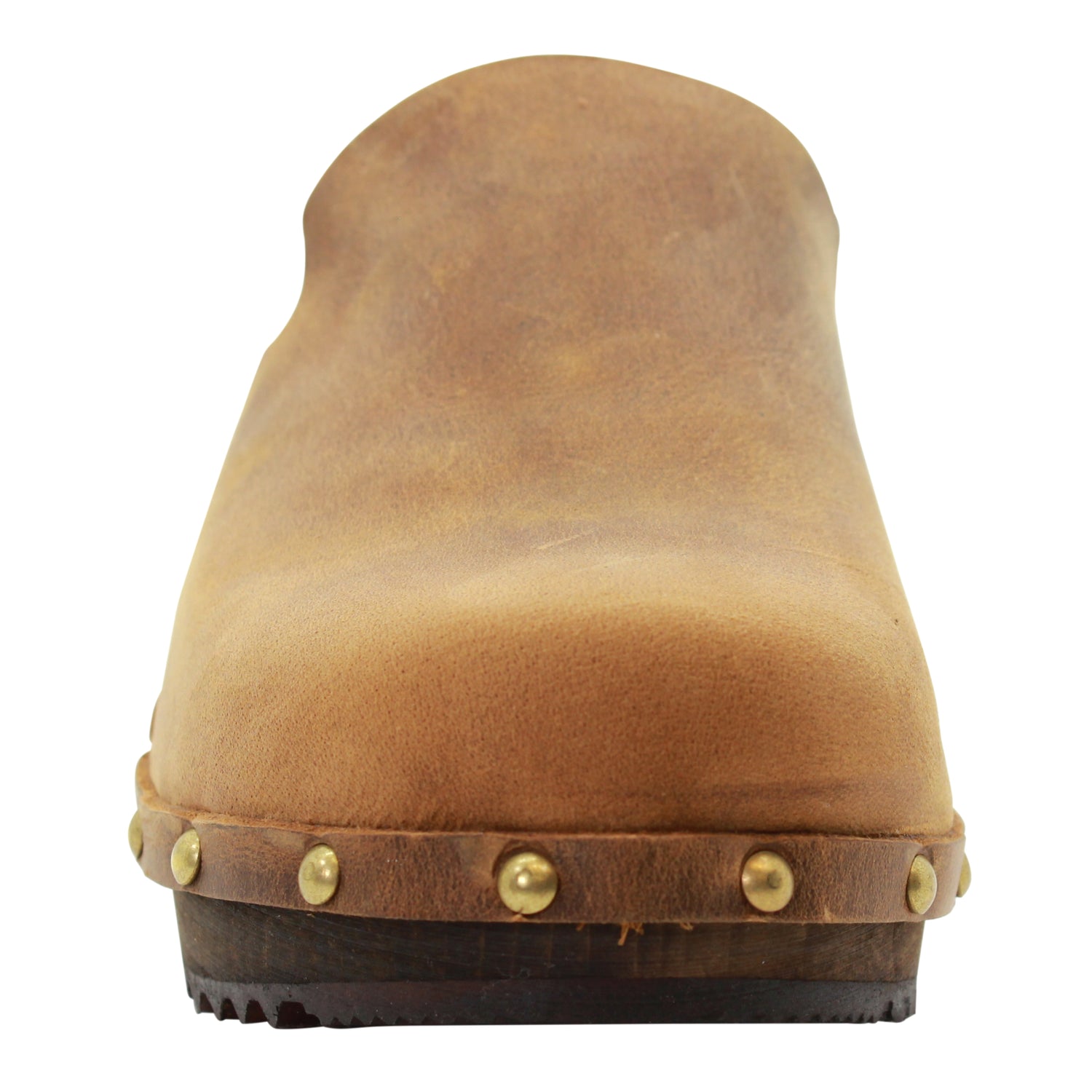 Elin Wood Open Back Full Grain Oiled Leather Clogs – BJORK Swedish Comfort