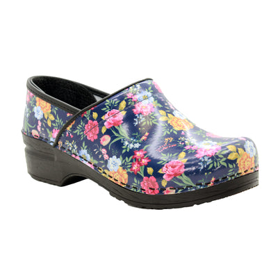 PROFESSIONAL Astrid Printed Leather Clogs