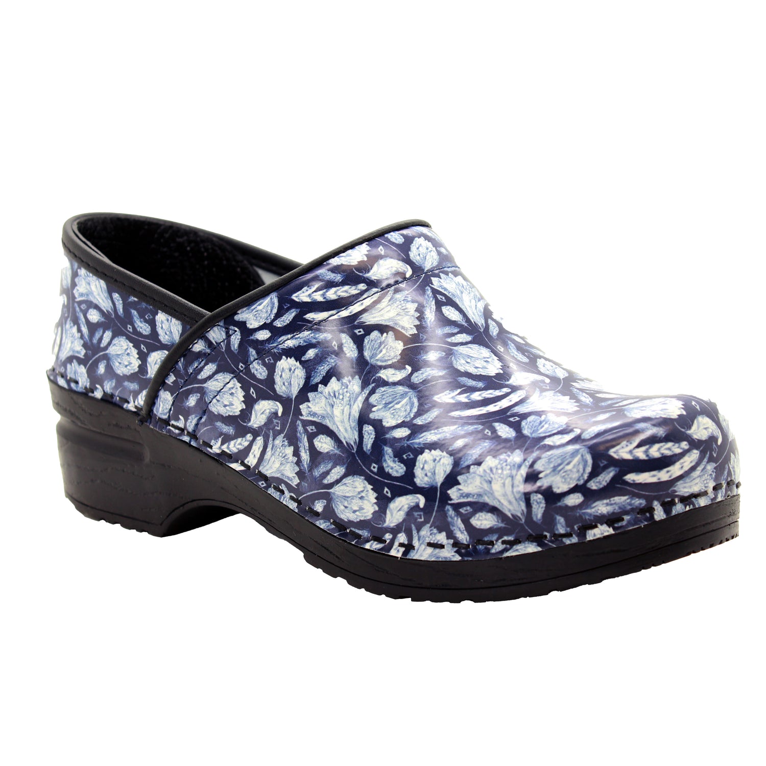 PROFESSIONAL Klara Printed Leather Clogs – BJORK Swedish Comfort
