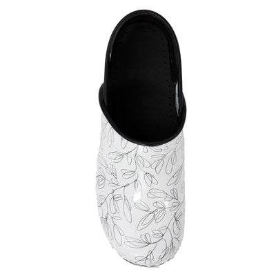 PROFESSIONAL Stencil Printed Leather Clogs