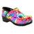 PROFESSIONAL Splat Printed Leather Clogs