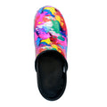 PROFESSIONAL Splat Printed Leather Clogs