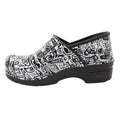 PROFESSIONAL Juni Printed Leather Clogs