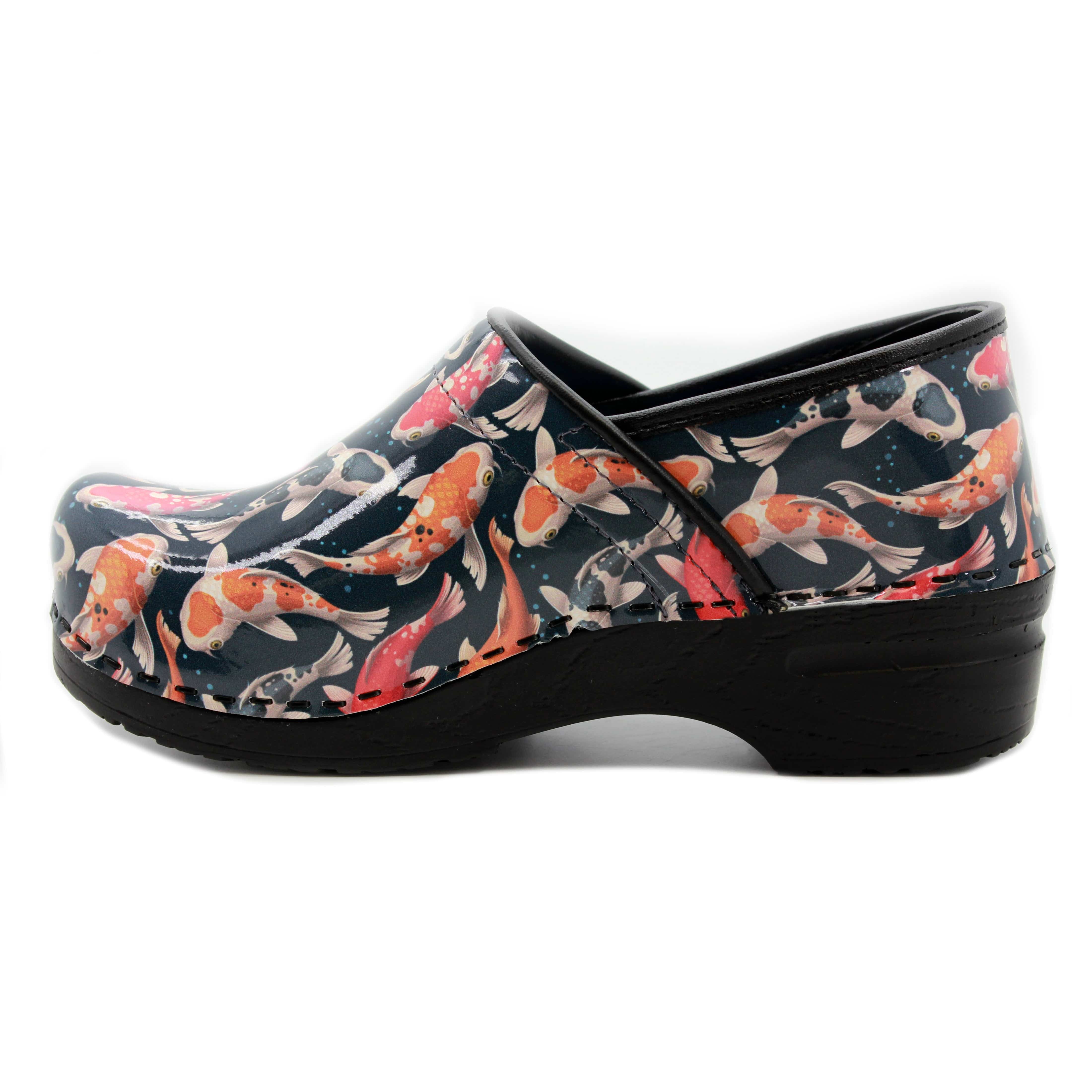 Fishbone Clogs PROFESSIONAL PLUS Fisk Leather Clogs – BJORK Swedish Comfort