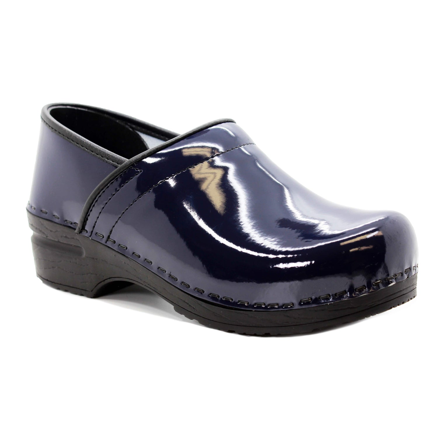 PROFESSIONAL PLUS Women's Patent Leather Clogs – BJORK Swedish Comfort